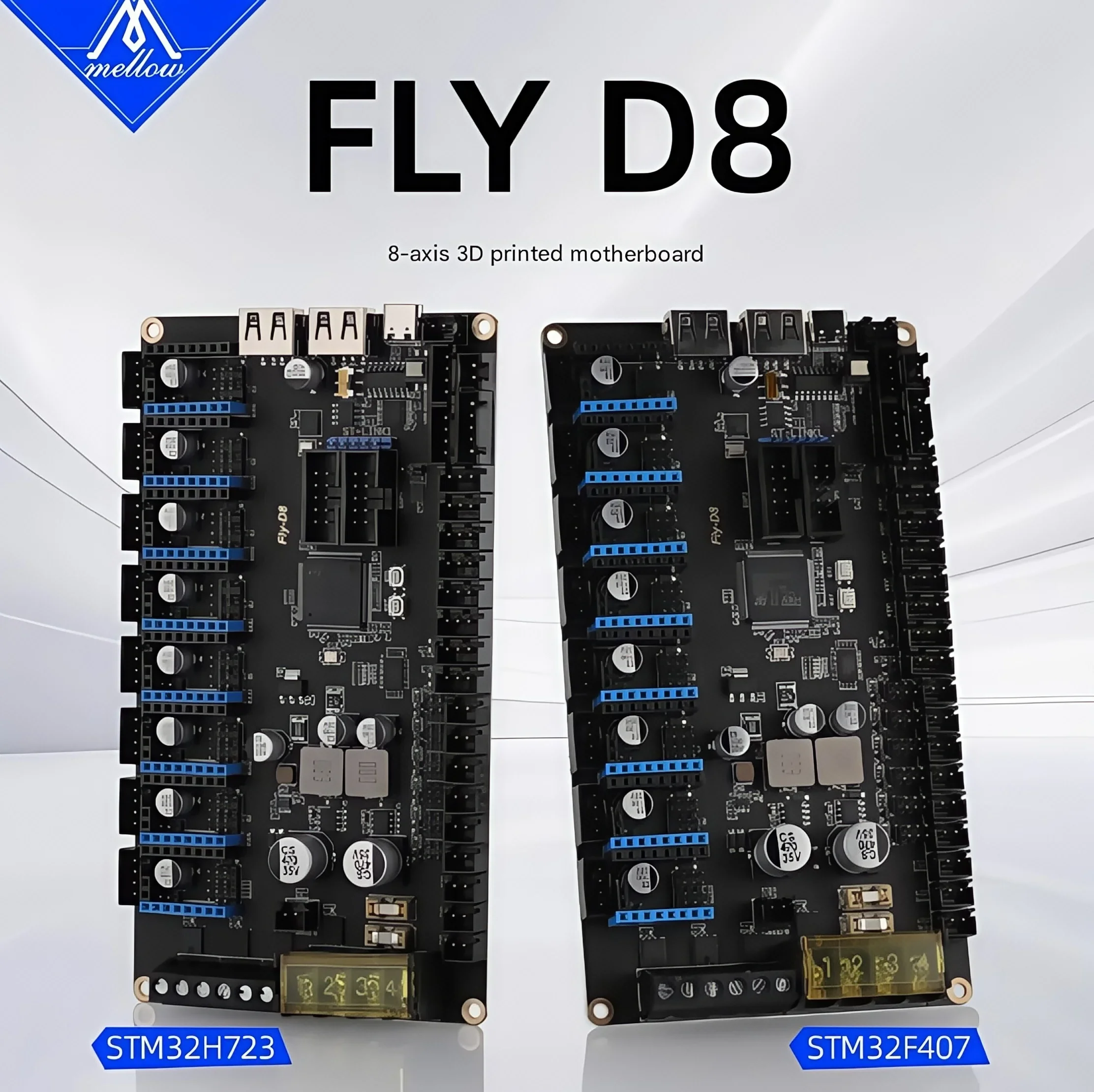 Mellow Fly 3D D8 8 - Axis Moth - Motherboard 3D Printer review and price