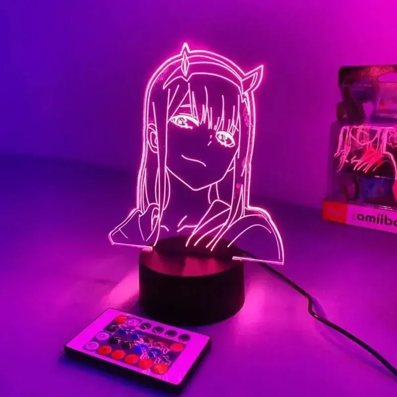 Zero Two Anime Night Light Act - 3D Printing Lamp review and price