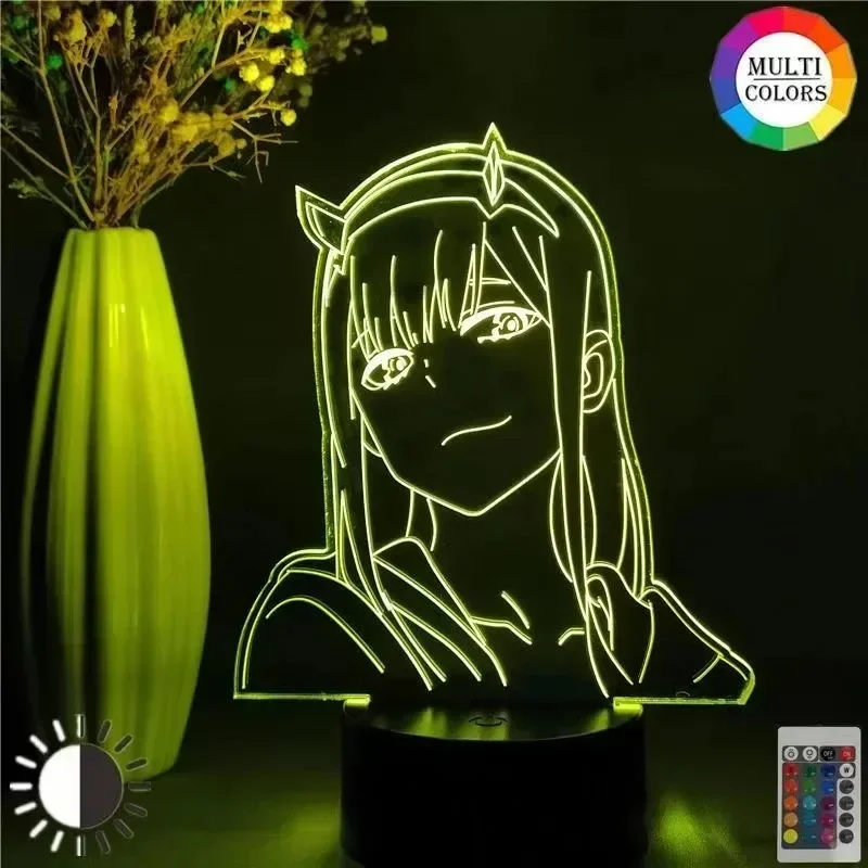 Zero Two Anime Night Light Act - 3D Printing Lamp review and price