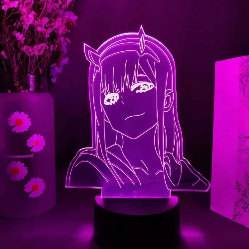 Zero Two Anime Night Light Act - 3D Printing Lamp review and price