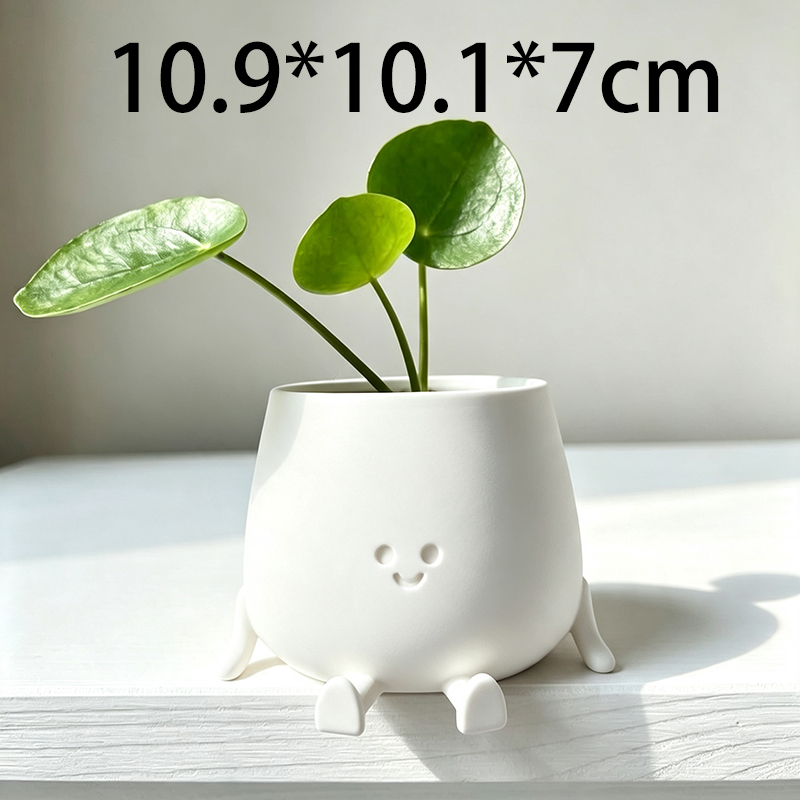 3D Printed Cute Smiley Face Pl - 3D Printing Pot review and price