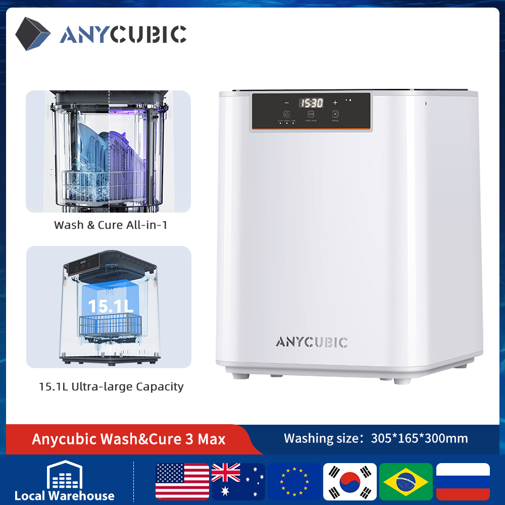 ANYCUBIC Wash & Cure 3/ 3 Plus - 3D Printing Sla review and price