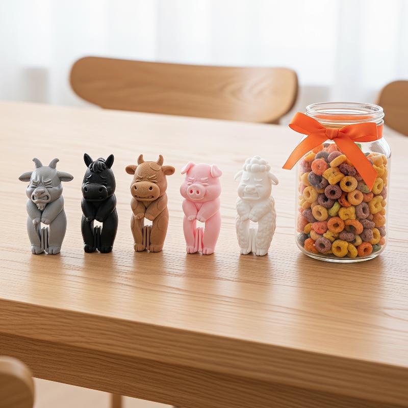 Farm Animal Bag Clips 3D Print - 3D Printing In Food review and price