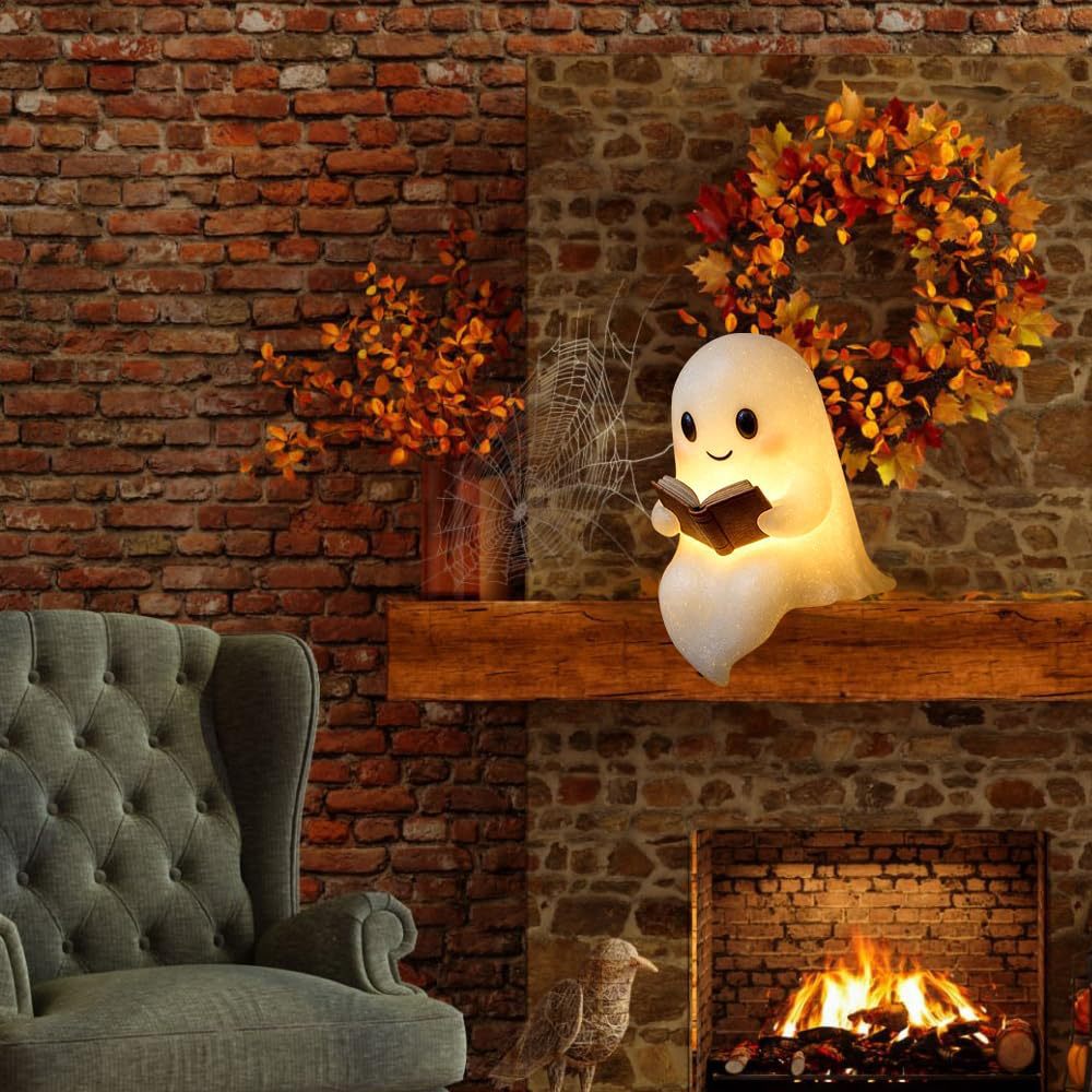 New Cute Ghost Reading Book La - 3D Printing Lamp review and price