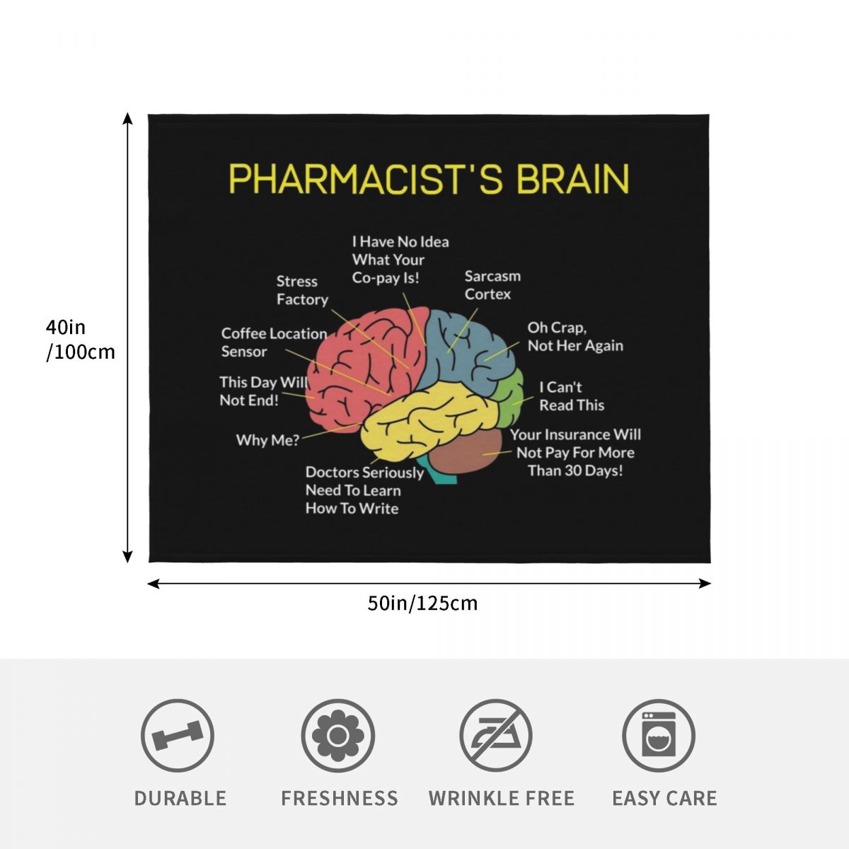 Pharmacist's Brain Funny Pharm - 3D Printing In Pharmacy review and price