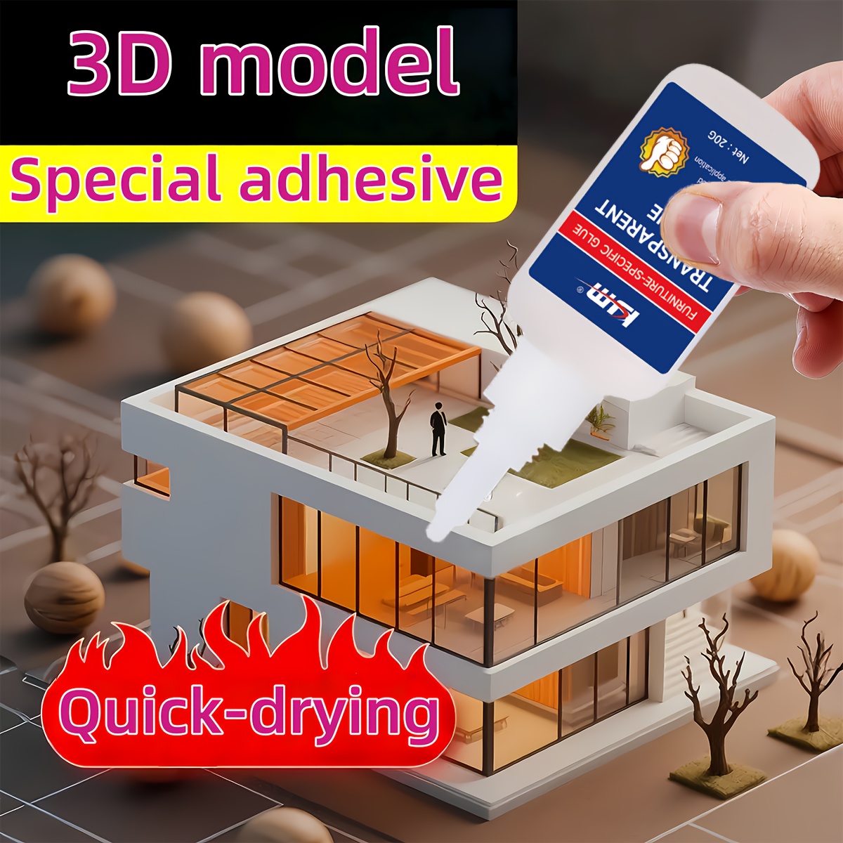Quick Dry Transparent Adhesive - 3D Printing Glue Stick review and price
