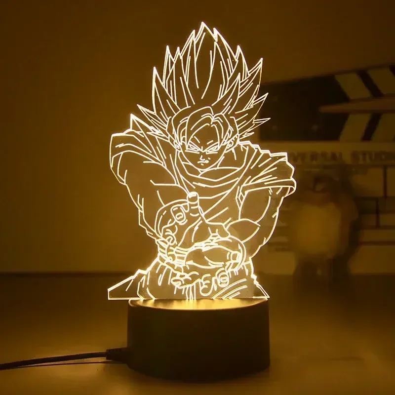 Dragon Ball Z Super Saiyan Veg - 3D Printing Lamp review and price