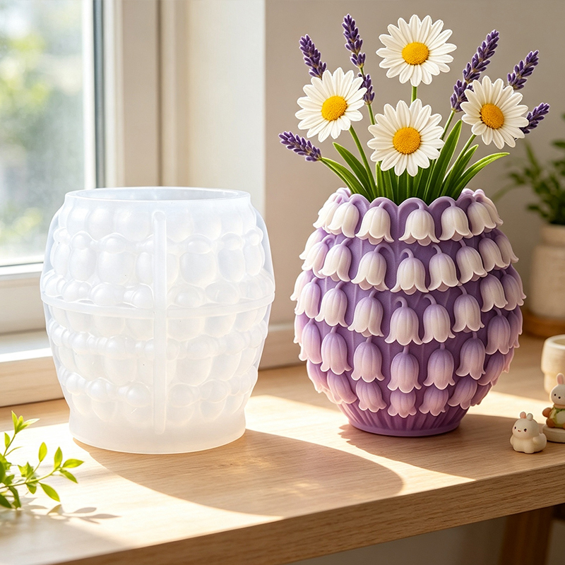 3D Lily of the Valley Vase Sil - 3D Printing Pot review and price