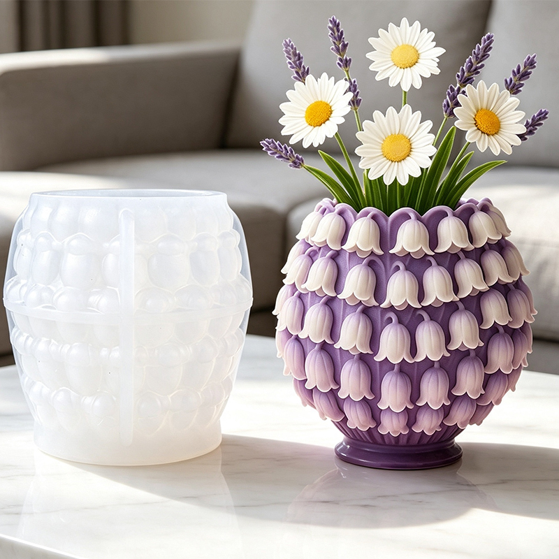 3D Lily of the Valley Vase Sil - 3D Printing Pot review and price
