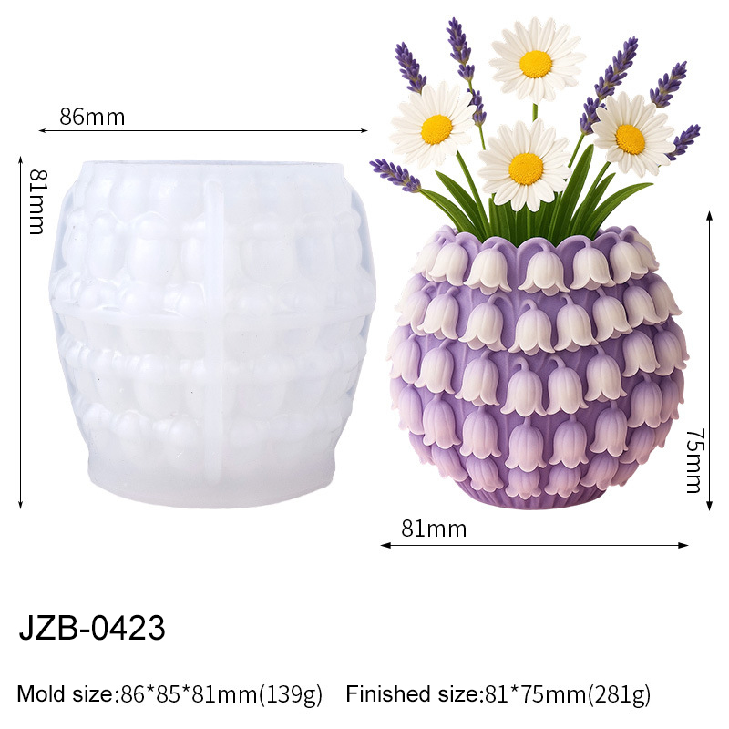 3D Lily of the Valley Vase Sil - 3D Printing Pot review and price