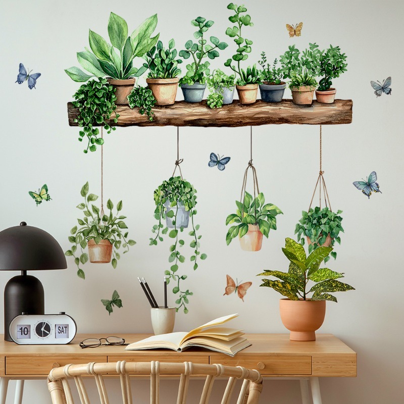 3D Potted Green Plant Shelf Wa - 3D Printing Pot review and price