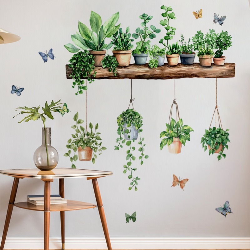 3D Potted Green Plant Shelf Wa - 3D Printing Pot review and price