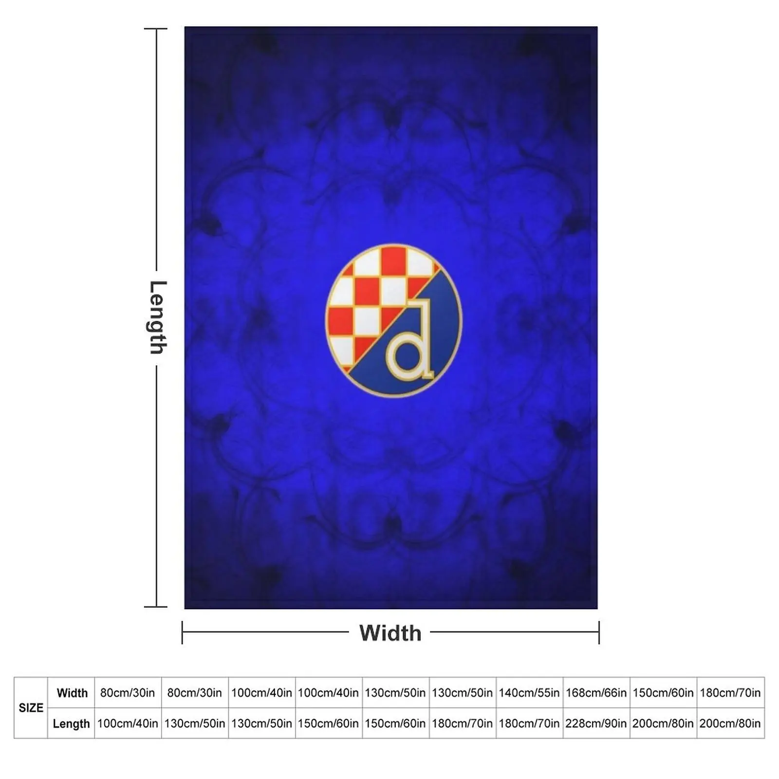 GNK Dinamo Zagreb Throw Blanke - 3D Printing Zagreb review and price