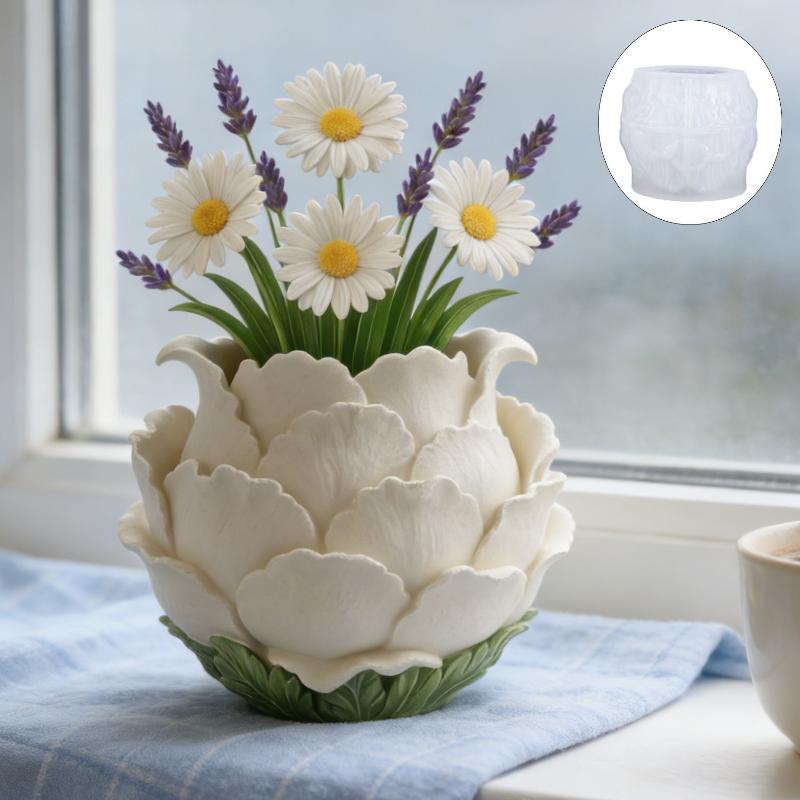 3D Handmade Peony Flower Pot S - 3D Printing Pot review and price