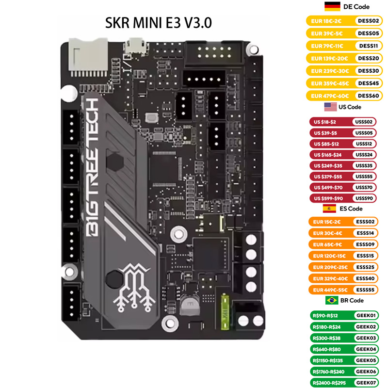 BIGTREETECH SKR MINI E3 V3.0 3 - Motherboard 3D Printer review and price