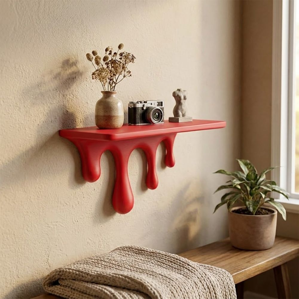 3D Printed Drip Floating Shelf - 3D Printing Pot review and price