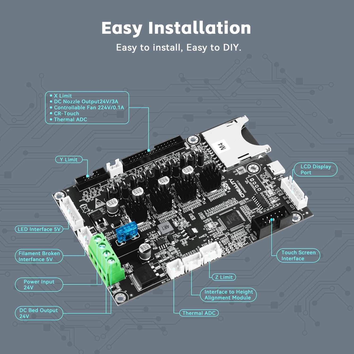 CREALITY Ender 3 V3 SE Silent  - Motherboard 3D Printer review and price