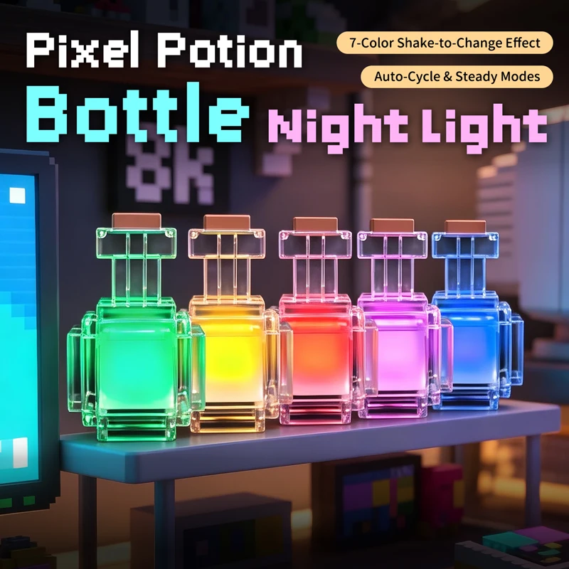 Night Light Mini 7 Color Liqui - 3D Printing Lamp review and price