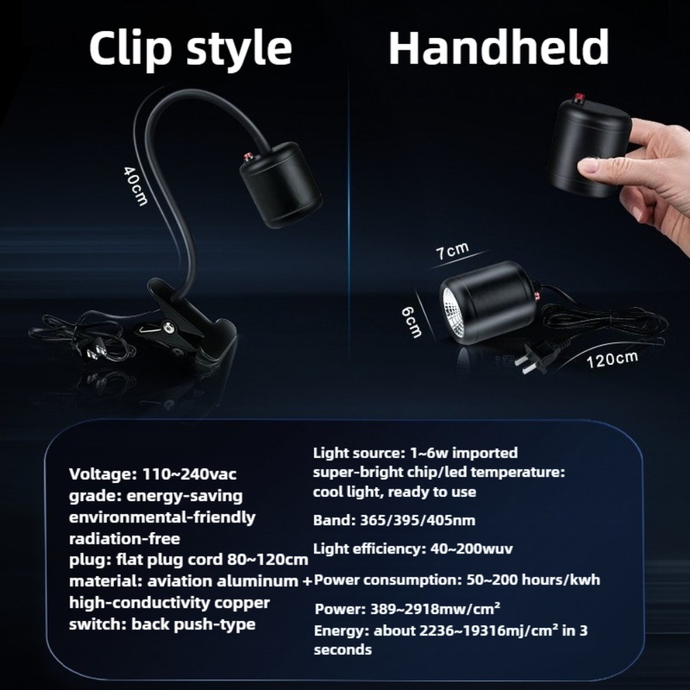 Handheld Clamp UV Curing Lamp  - 3D Printing Sla review and price