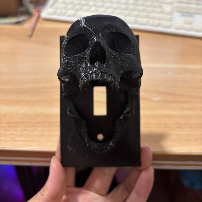 3D Printed Skull Light Switch  - 3D Printing Lamp review and price