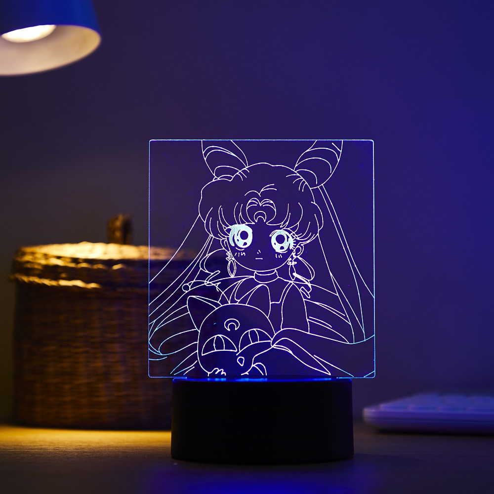 Cartoon character Tsukino Usag - 3D Printing Lamp review and price